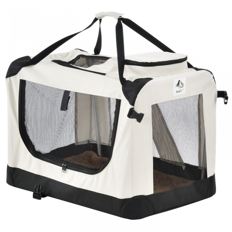 Přepravní box pro psy Lassie 82 x 58 x 58 cm | krémový