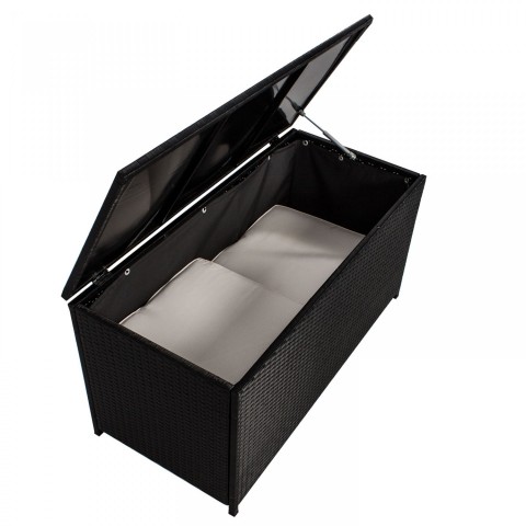 Polyratanový úložný box | černý č.4