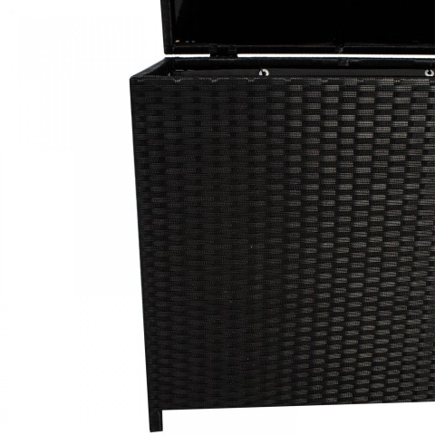 Polyratanový úložný box | černý č.5