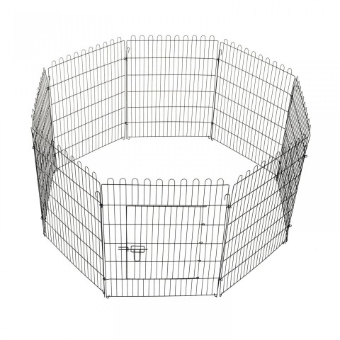 Kovová ohrádka pro štěňata 71 x 91 cm č.2