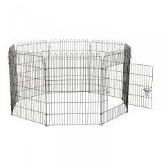 Kovová ohrádka pro štěňata 71 x 91 cm č.3