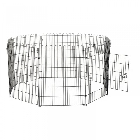 Kovová ohrádka pro štěňata 71 x 91 cm č.3