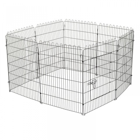 Kovová ohrádka pro štěňata 71 x 91 cm č.4