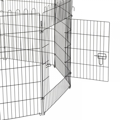 Kovová ohrádka pro štěňata 71 x 91 cm č.5