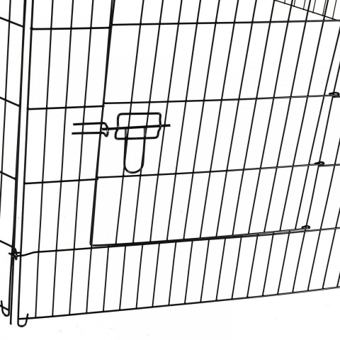 Kovová ohrádka pro štěňata 71 x 91 cm č.7