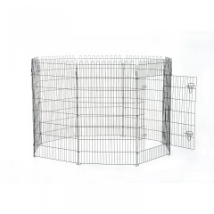 Kovová ohrádka pro štěňata 71 x 107 cm č.2
