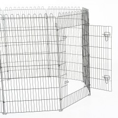 Kovová ohrádka pro štěňata 71 x 122 cm č.2