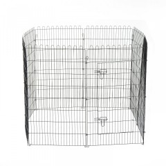 Kovová ohrádka pro štěňata 71 x 122 cm č.3