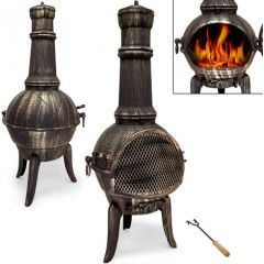 Zahradní litinový krb Chimenea č.2