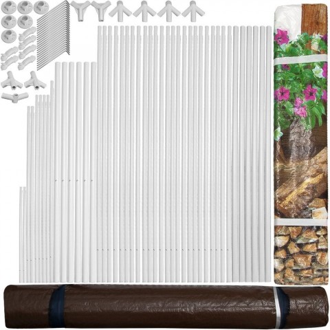 Zahradní párty stan 6 x 3 m s 6 bočnicemi | styl horská chata č.5