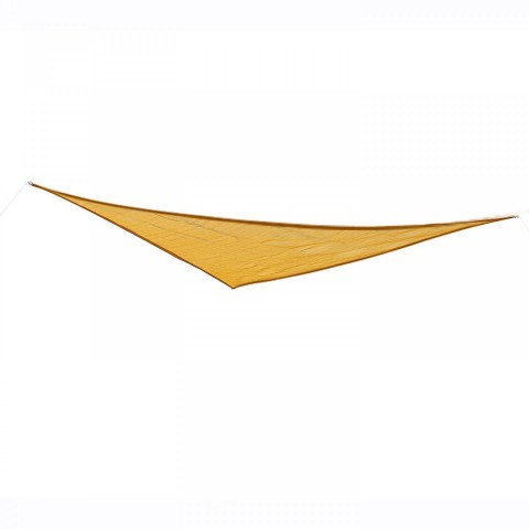 Stínící plachta proti slunci 3 x 3 x 3 m HDPE čtverec | písková č.4