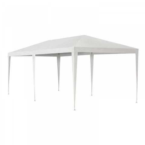 Zahradní párty stan 6 x 3 m s 6 bočnicemi | modrý č.5