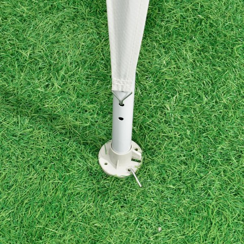 Zahradní párty stan 6 x 3 m s 6 bočnicemi | modrý č.7