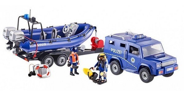 Playmobil 9396 Policejní vůz s motorovým člunem č.2