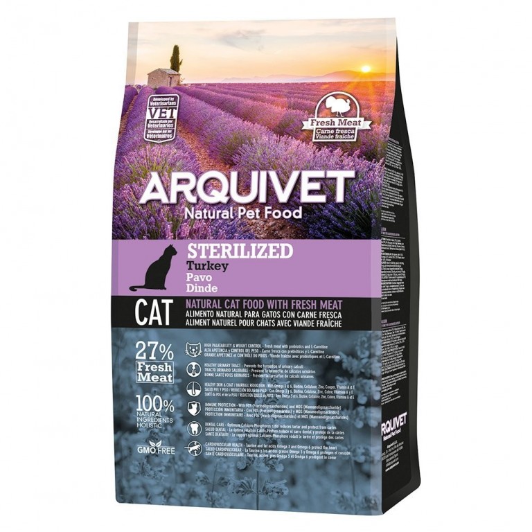 Arquivet Cat Sterilized 10 kg | krůtí maso