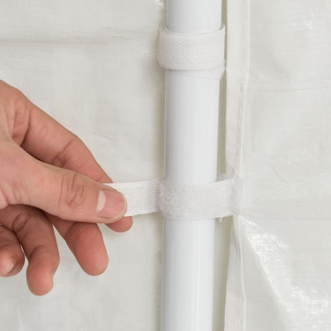 Zahradní párty stan 9 x 3 m s bočnicemi | modrý č.6