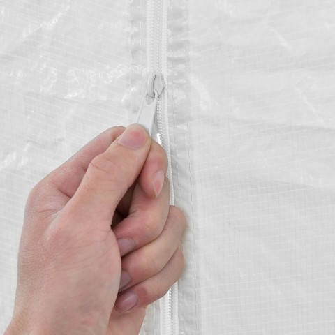 Zahradní párty stan 9 x 3 m s bočnicemi | modrý č.7