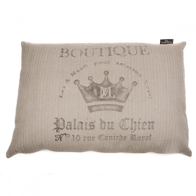 Luxusní potah na polštář pro psa Lex & Max Boutique 100 x 70 cm | pískový