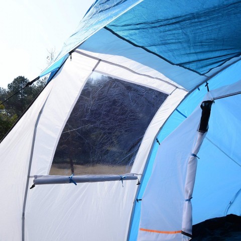 Rodinný stan pro 2-4 osoby 375 x 240 x 150 cm | modrý č.6