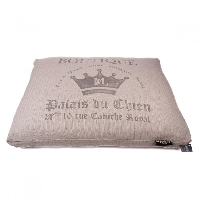 Luxusní potah na pelíšek pro psa Lex & Max Boutique 90 x 65 cm | pískový