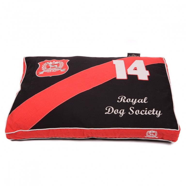 Luxusní potah na pelíšek pro psa Lex & Max Classic 90 x 65 cm | černý