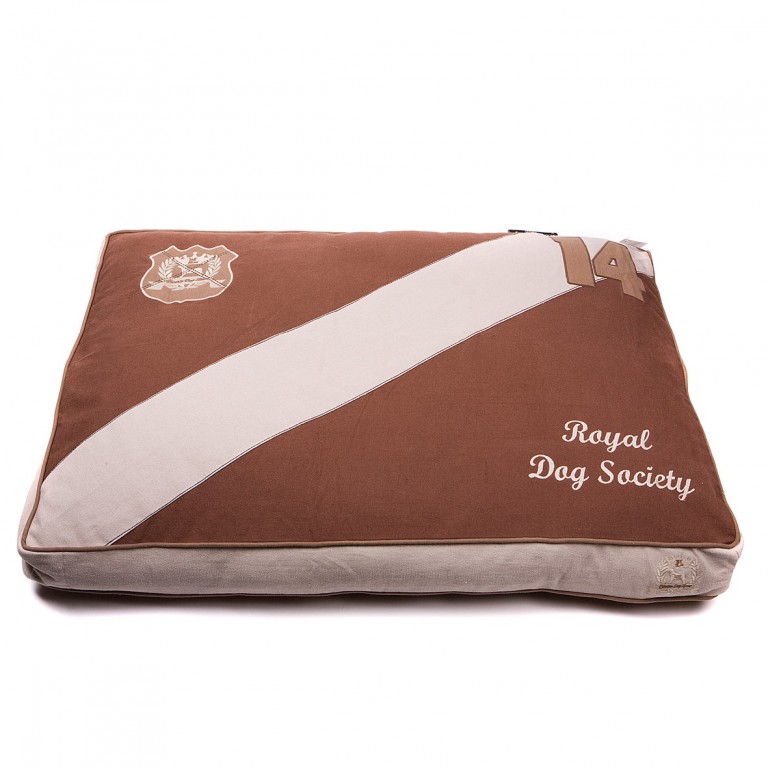 Luxusní pelíšek pro psa Lex & Max Classic 90 x 65 cm | hnědý