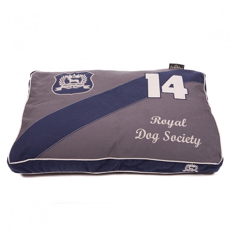 Luxusní potah na pelíšek pro psa Lex & Max Classic 90 x 65 cm | antracit