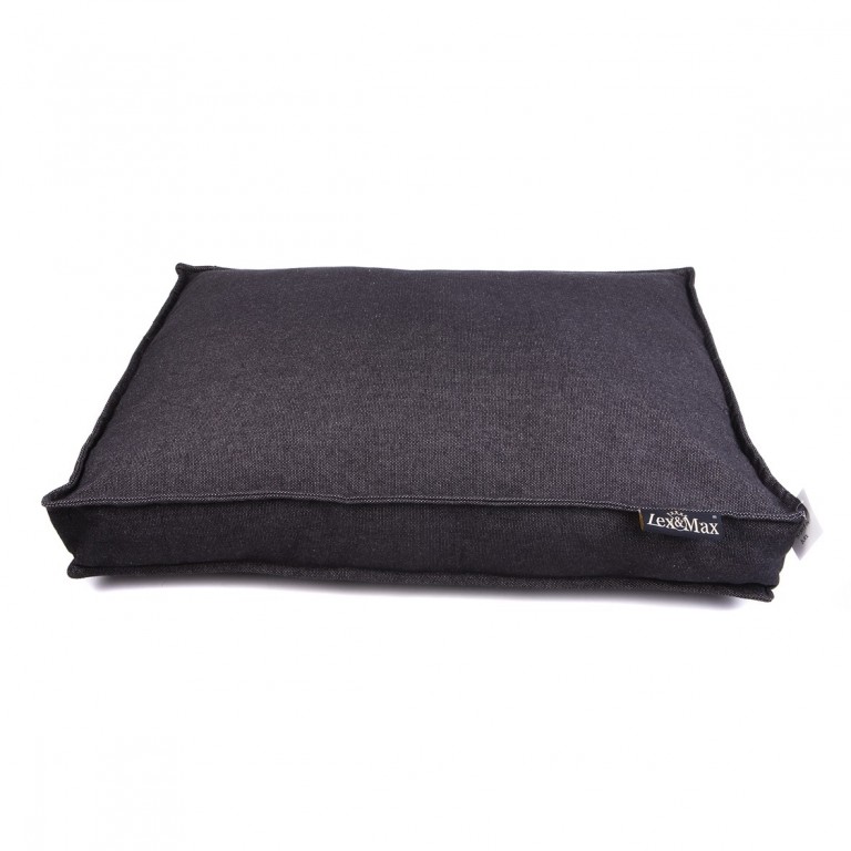 Luxusní potah na pelíšek pro psa Lex & Max Mick 90 x 65 cm | černý