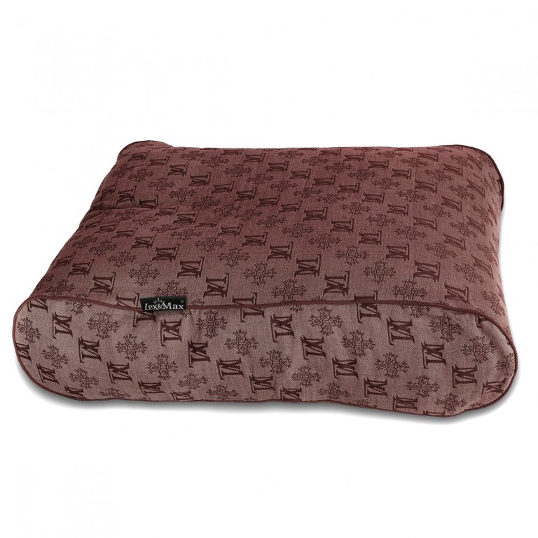 Luxusní pelíšek pro psa Lex & Max Allure 100 x 70 cm | hnědý