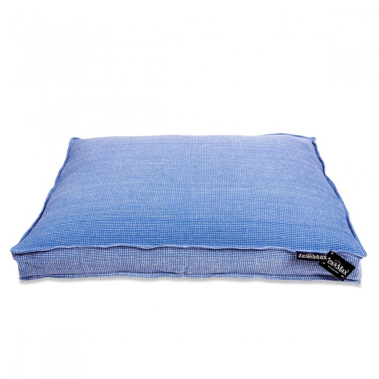 Luxusní pelíšek pro psa Lex & Max London 90 x 65 cm | modrý