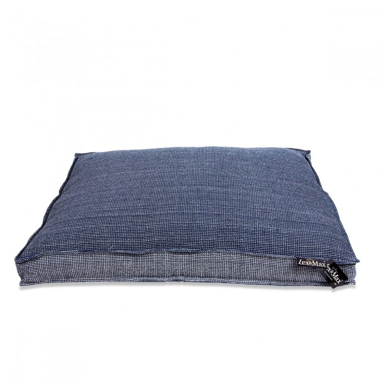 Luxusní pelíšek pro psa Lex & Max London 90 x 65 cm | tmavě modrý