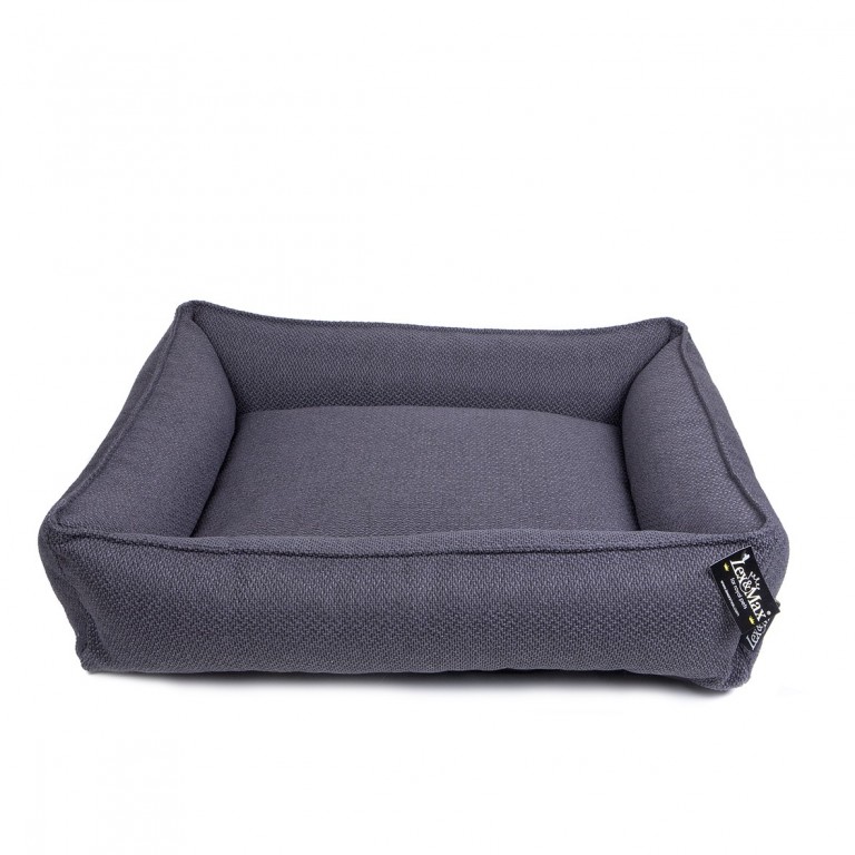 Luxusní pelíšek pro psa Lex & Max Berlin 90 x 70 cm | tmavě šedý