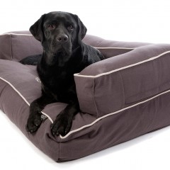Luxusní pohovka pro psa Lex & Max Classic 100 x 70 x 35 cm | šedá č.2