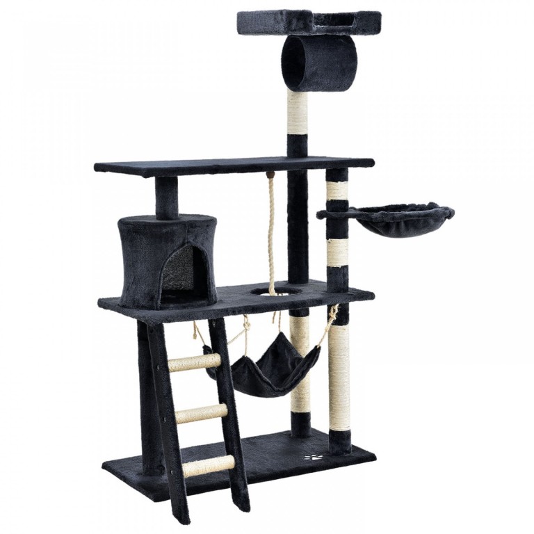 Škrabadlo pro kočky 141x75x40 cm | antracit