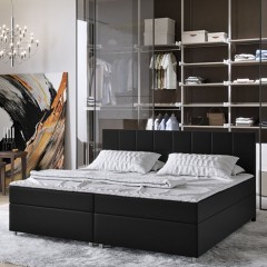 Postel Box Spring Seattle 180 x 200 cm | černá č.1