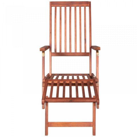 Zahradní lehátko Sila | masivní akáciové dřevo č.6