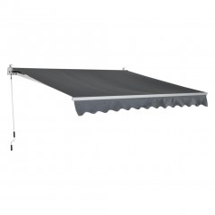 Kloubová markýza 3,5 x 2,5 m | šedá