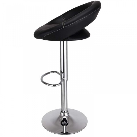 2x Barová židle Coria | černá č.4