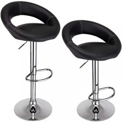 2x Barová židle Coria | černá č.1