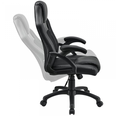 Kancelářská židle Racing design | černá č.3