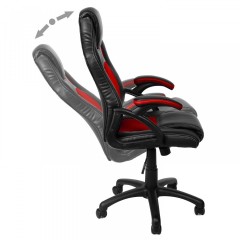 Kancelářská židle Racing design | červeno-černá č.2