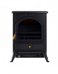 Elektrický krb LED 900/1800W | černý