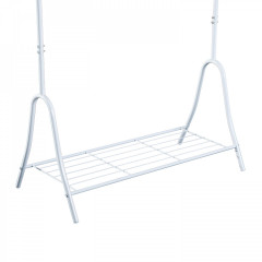 Stojan na oblečení a boty kovový | bílý č.2