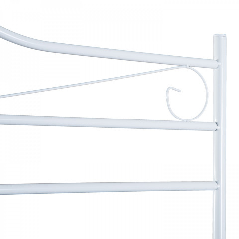 Stojan na oblečení a boty kovový | bílý č.3