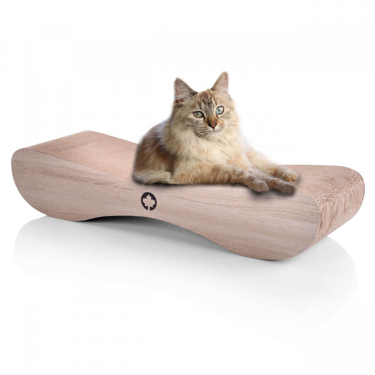 Škrabadlo pro kočky 76 x 24 x 15 cm | přírodní