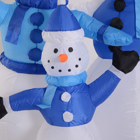 Nafukovací sněhuláci s LED osvětlením 120 cm č.6