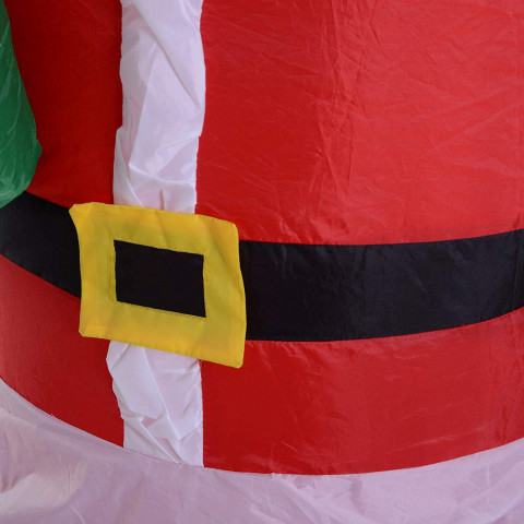 Nafukovací sedící Santa Claus s LED osvětlením 120 cm č.5