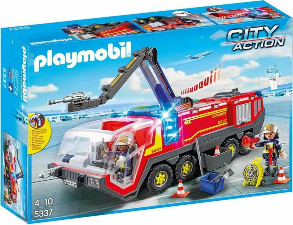 Playmobil 5337 Letištní hasičský vůz se sirénou