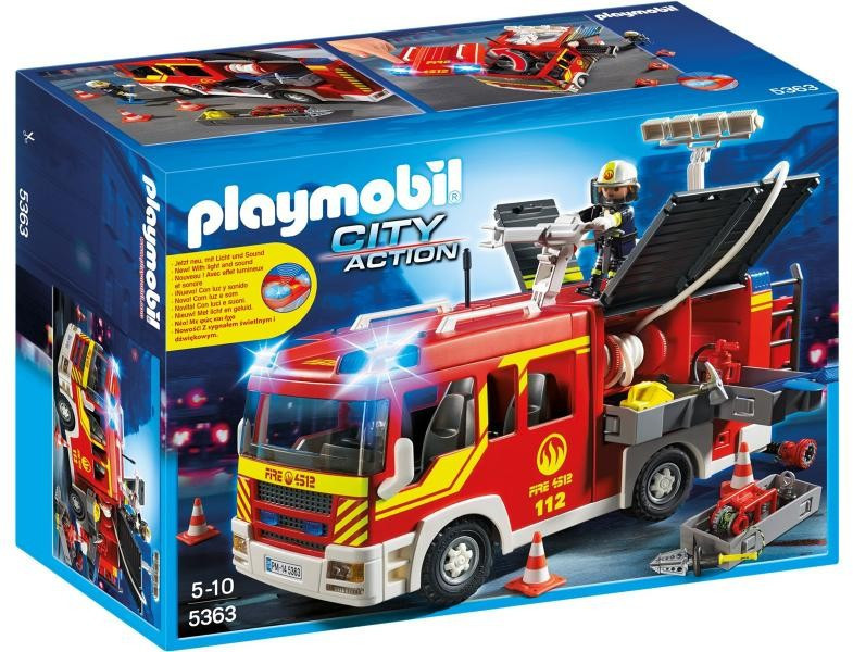 Playmobil 5363 Hasičské auto s vodním dělem