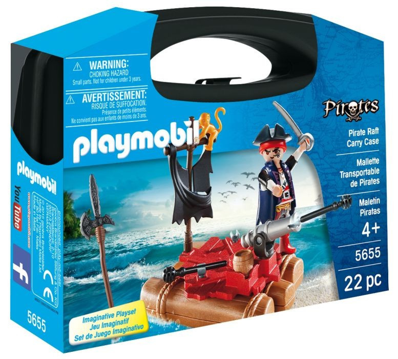 Playmobil 5655 Přenosný kufřík Pirát na voru